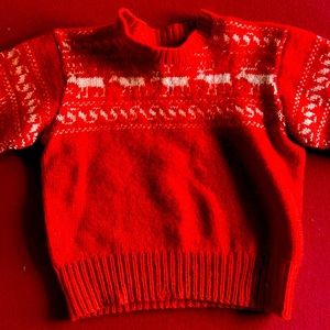 Small women’s wool sweater.